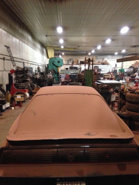 1987 Black Pontiac Firebird Coupe