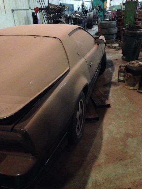 1987 Black Pontiac Firebird Coupe