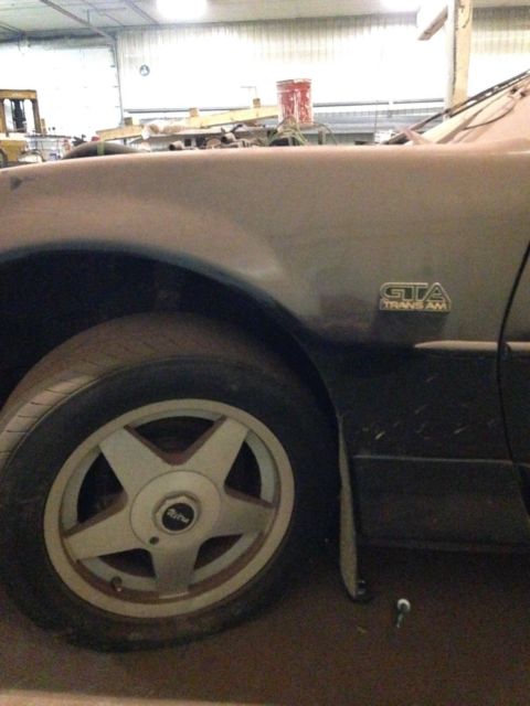 1987 Black Pontiac Firebird Coupe