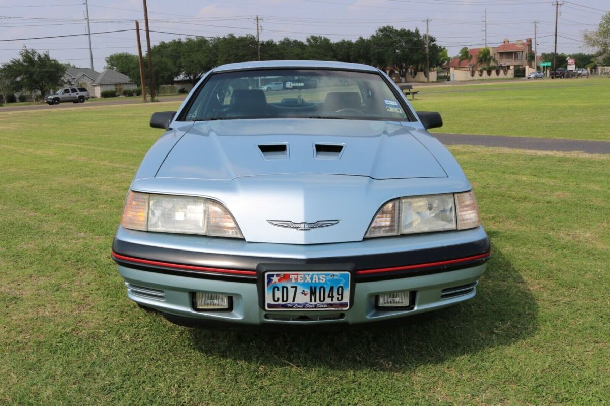 1987 Blue Ford Thunderbird Coupe