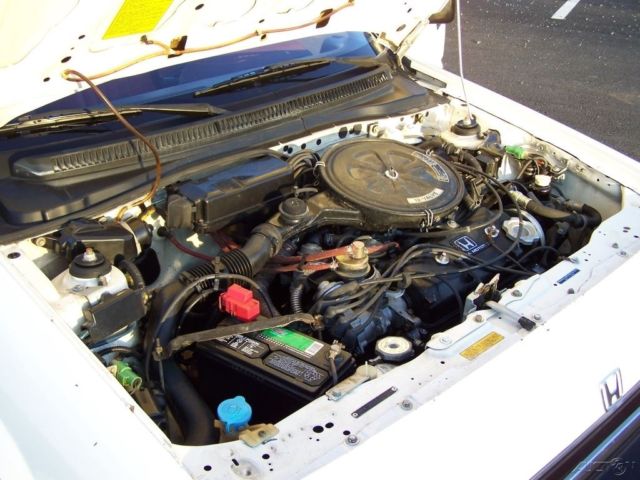 1987 White Honda Civic