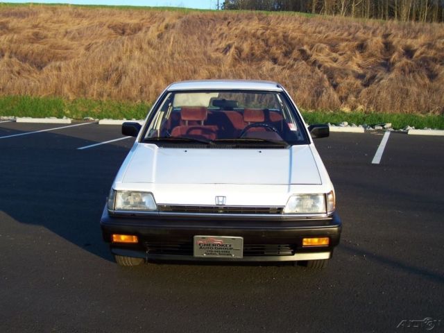 1987 White Honda Civic