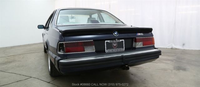 1987 Blue BMW M6 Coupe