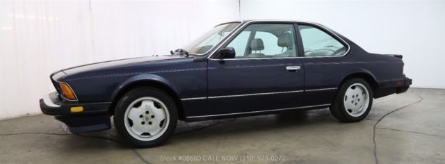 1987 Blue BMW M6 Coupe