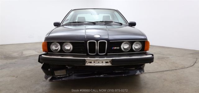 1987 Blue BMW M6 Coupe