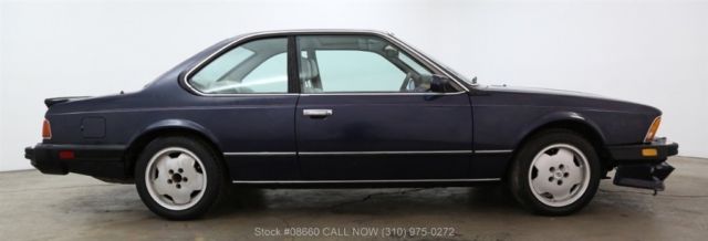1987 Blue BMW M6 Coupe