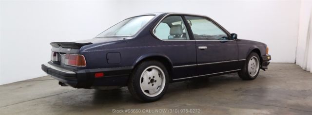 1987 Blue BMW M6 Coupe