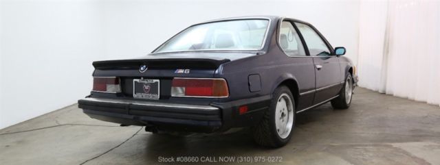 1987 Blue BMW M6 Coupe