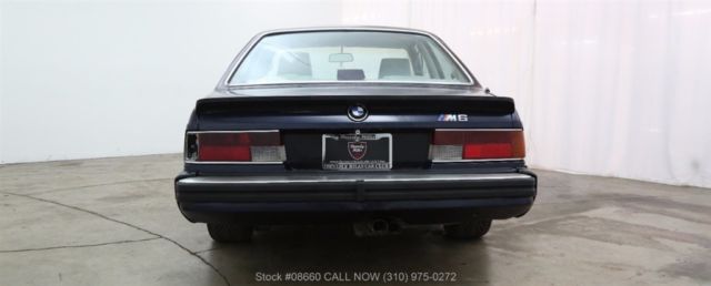 1987 Blue BMW M6 Coupe