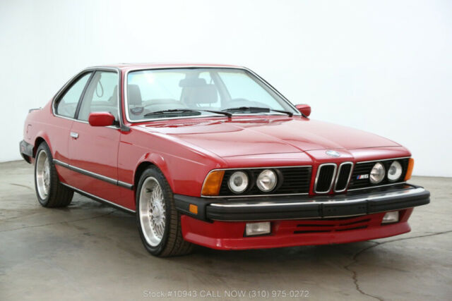 1987 Red BMW M6
