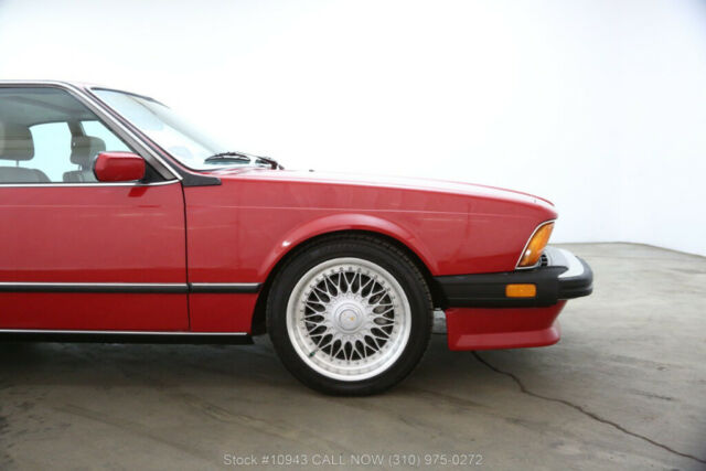 1987 Red BMW M6