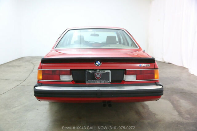 1987 Red BMW M6