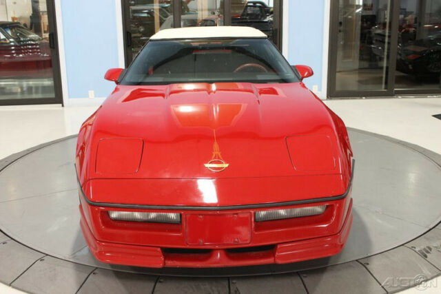 1987 Red Chevrolet Corvette