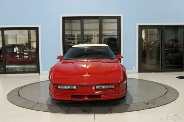 1987 Red Chevrolet Corvette