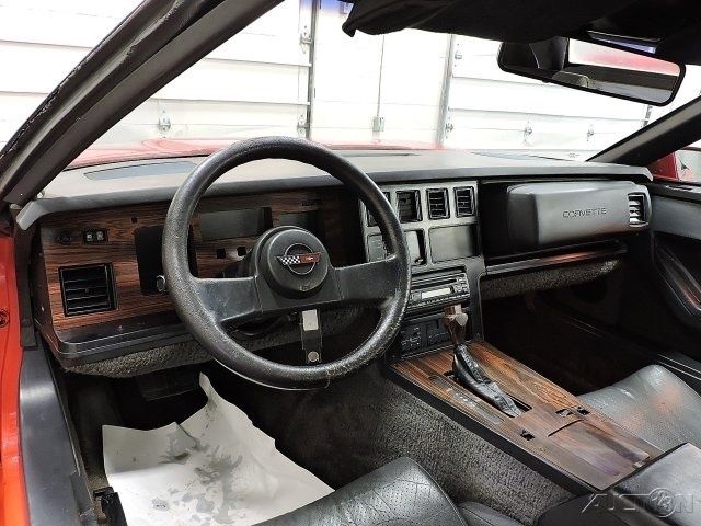 1987 Red Chevrolet Corvette Convertible