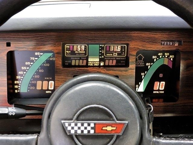 1987 Red Chevrolet Corvette Convertible