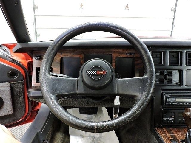 1987 Red Chevrolet Corvette Convertible