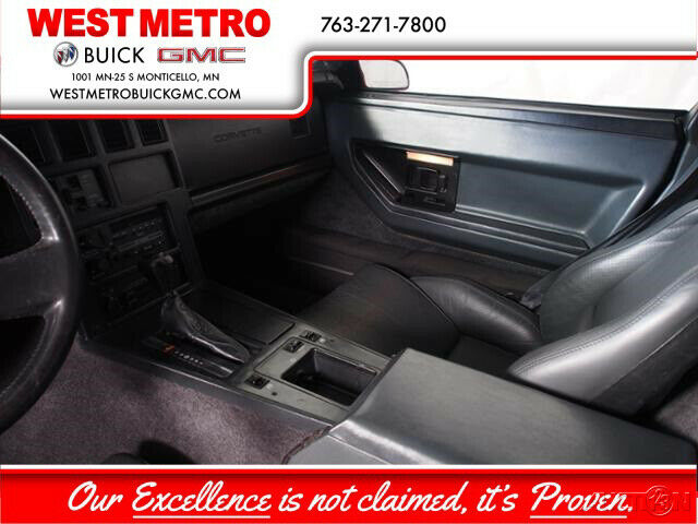 1987 Other Color Chevrolet Corvette Hatchback