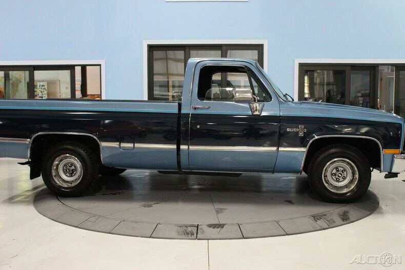 1987 Blue Chevrolet R/V 10 Series Pickup Truck