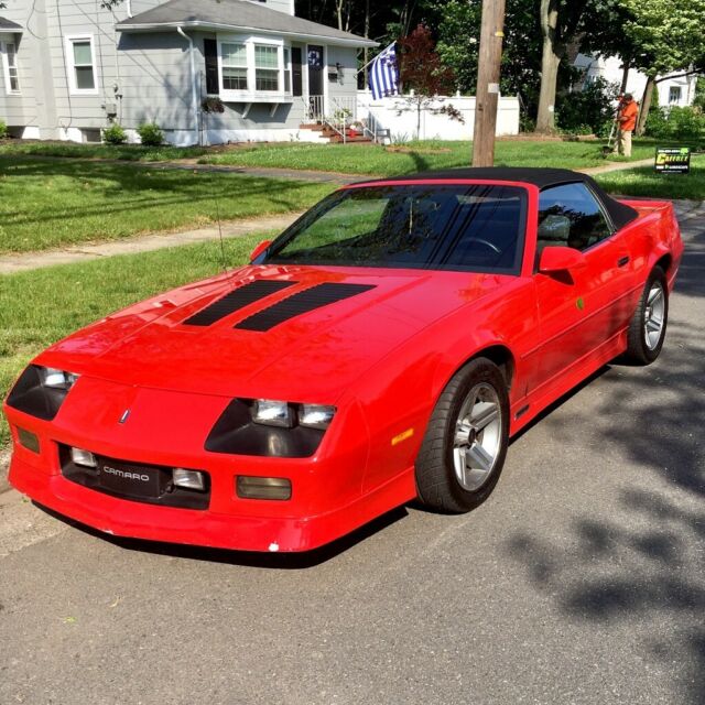 1987 Red Chevrolet Camaro Convertible