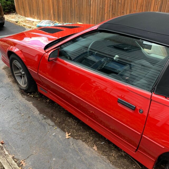 1987 Red Chevrolet Camaro Convertible