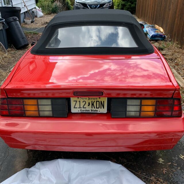 1987 Red Chevrolet Camaro Convertible