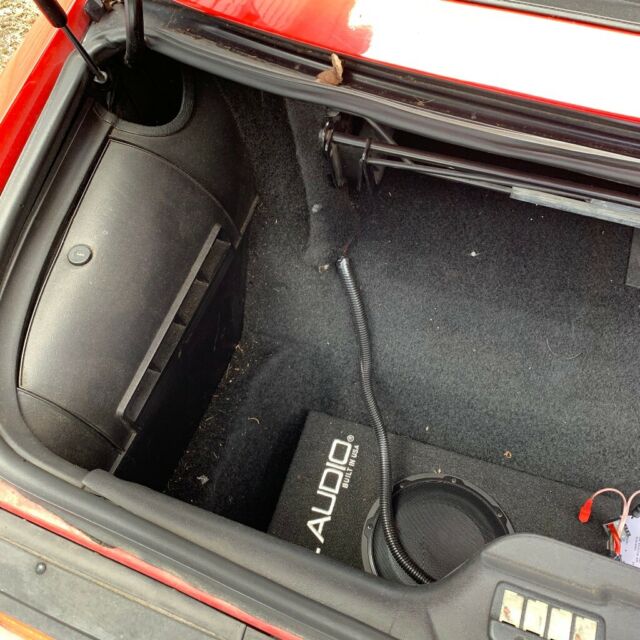 1987 Red Chevrolet Camaro Convertible