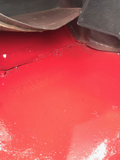 1987 Red Land Rover Defender SUV