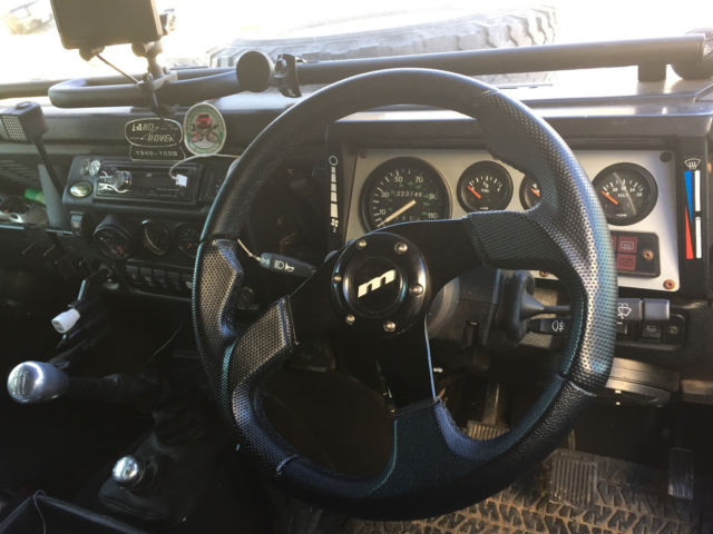 1987 Red Land Rover Defender SUV