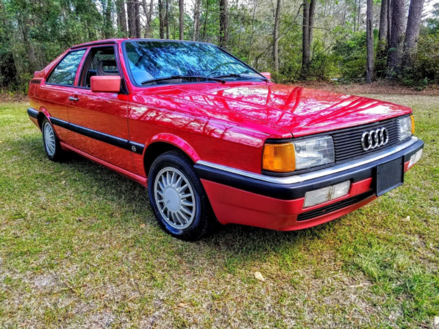 1987 Tornado Red Audi Coupe GT Coupe
