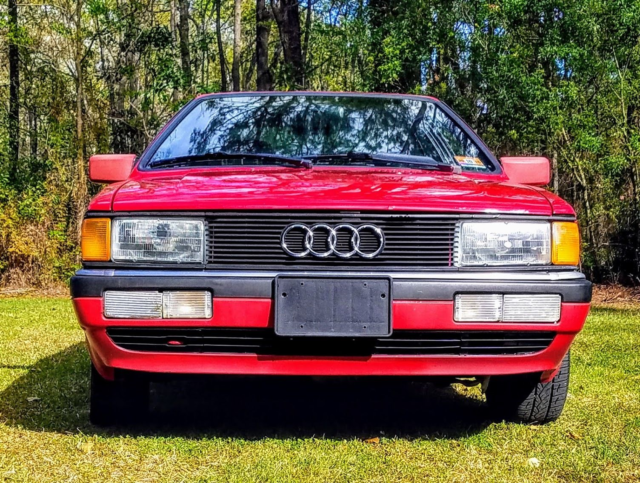 1987 Tornado Red Audi Coupe GT Coupe