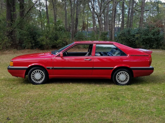 1987 Tornado Red Audi Coupe GT Coupe
