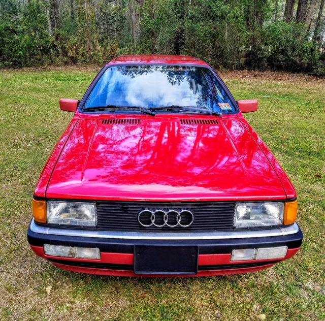 1987 Tornado Red Audi Coupe GT Coupe