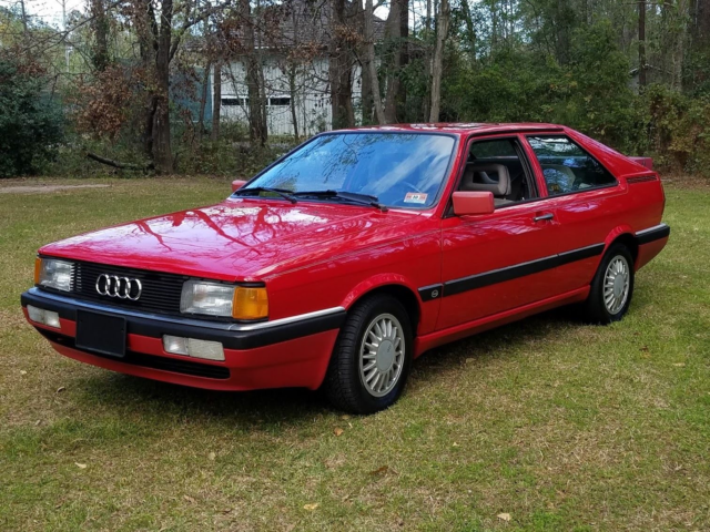 1987 Tornado Red Audi Coupe GT Coupe