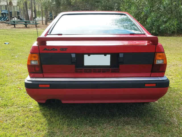 1987 Tornado Red Audi Coupe GT Coupe