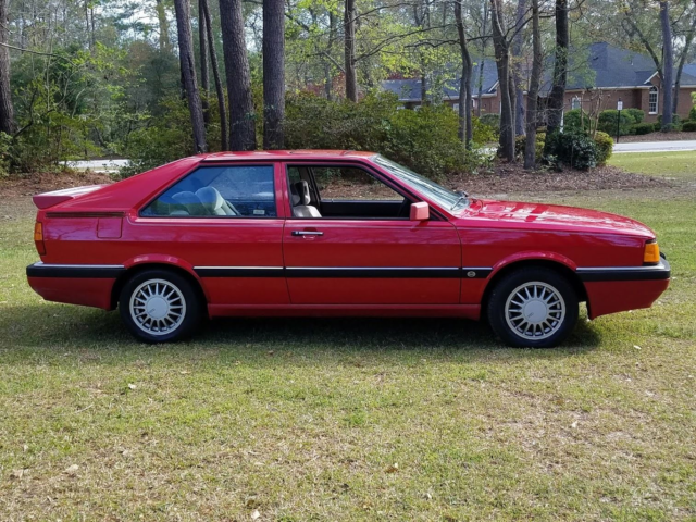 1987 Tornado Red Audi Coupe GT Coupe