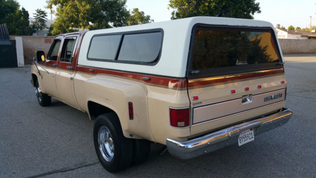 1987 Brown Chevrolet C/K Pickup 3500 Crew Cab Pickup