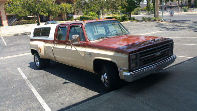 1987 Brown Chevrolet C/K Pickup 3500 Crew Cab Pickup