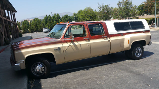 1987 Brown Chevrolet C/K Pickup 3500 Crew Cab Pickup