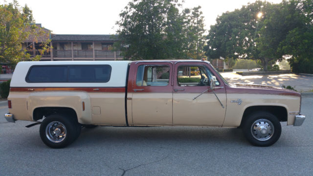 1987 Brown Chevrolet C/K Pickup 3500 Crew Cab Pickup