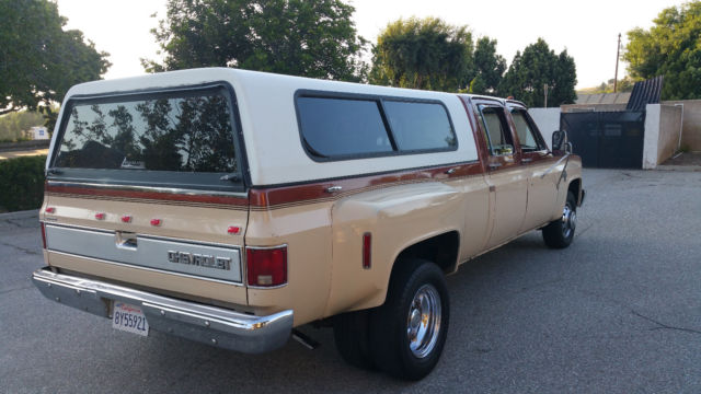 1987 Brown Chevrolet C/K Pickup 3500 Crew Cab Pickup