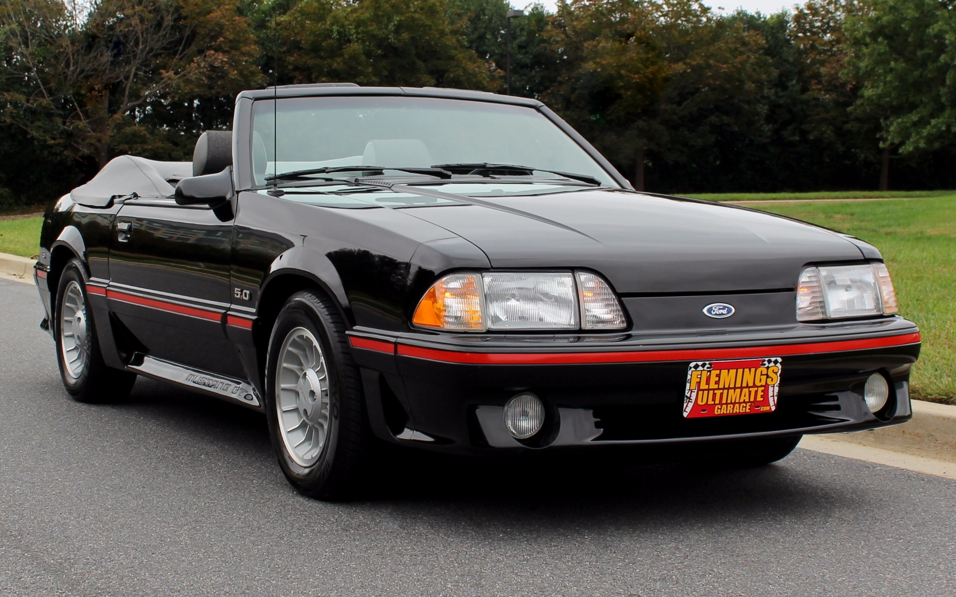 1987 Black Ford Mustang N/A