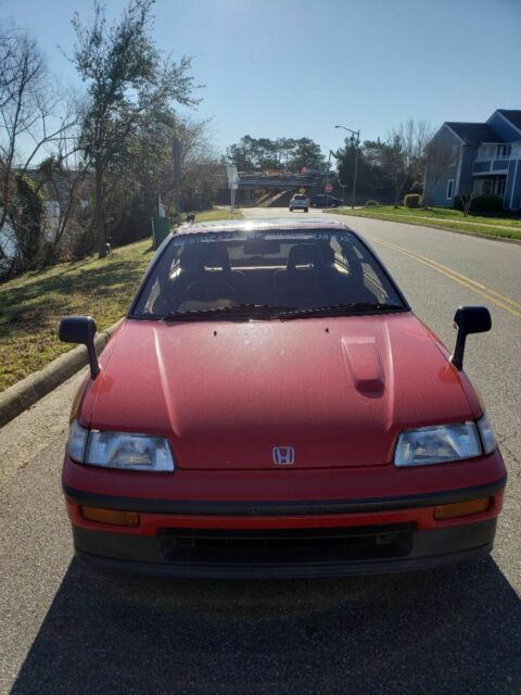 1980 Red Honda CRX Hatchback