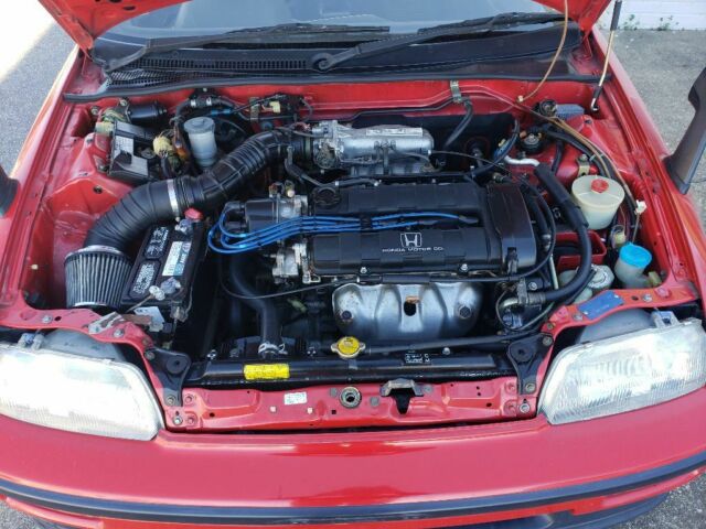 1980 Red Honda CRX Hatchback