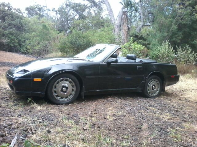 1988 Black Nissan 300ZX Convertible