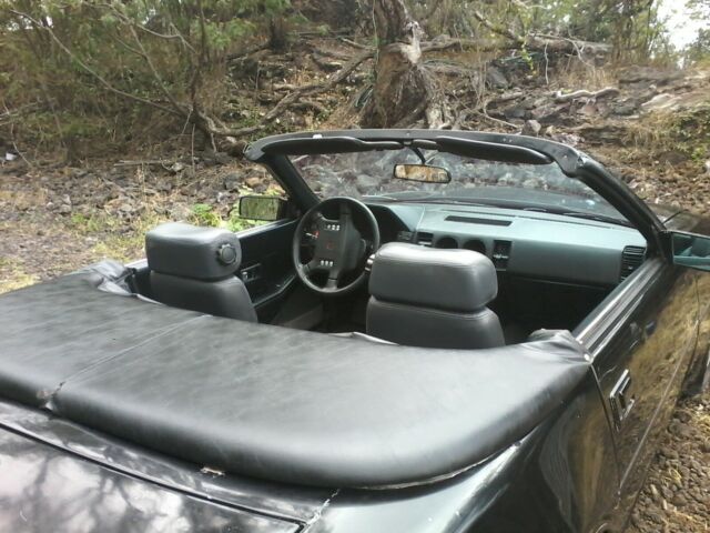 1988 Black Nissan 300ZX Convertible