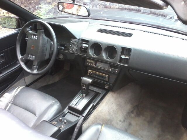 1988 Black Nissan 300ZX Convertible