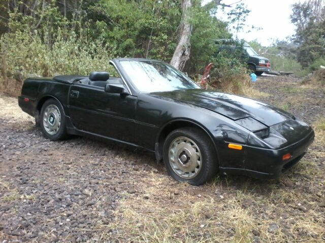 1988 Black Nissan 300ZX Convertible