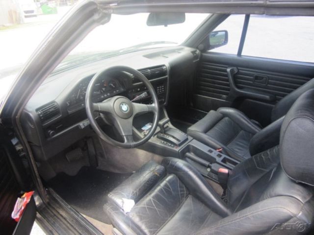 1988 Black BMW 3-Series