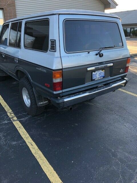 1988 Blue Toyota Land Cruiser Wagon